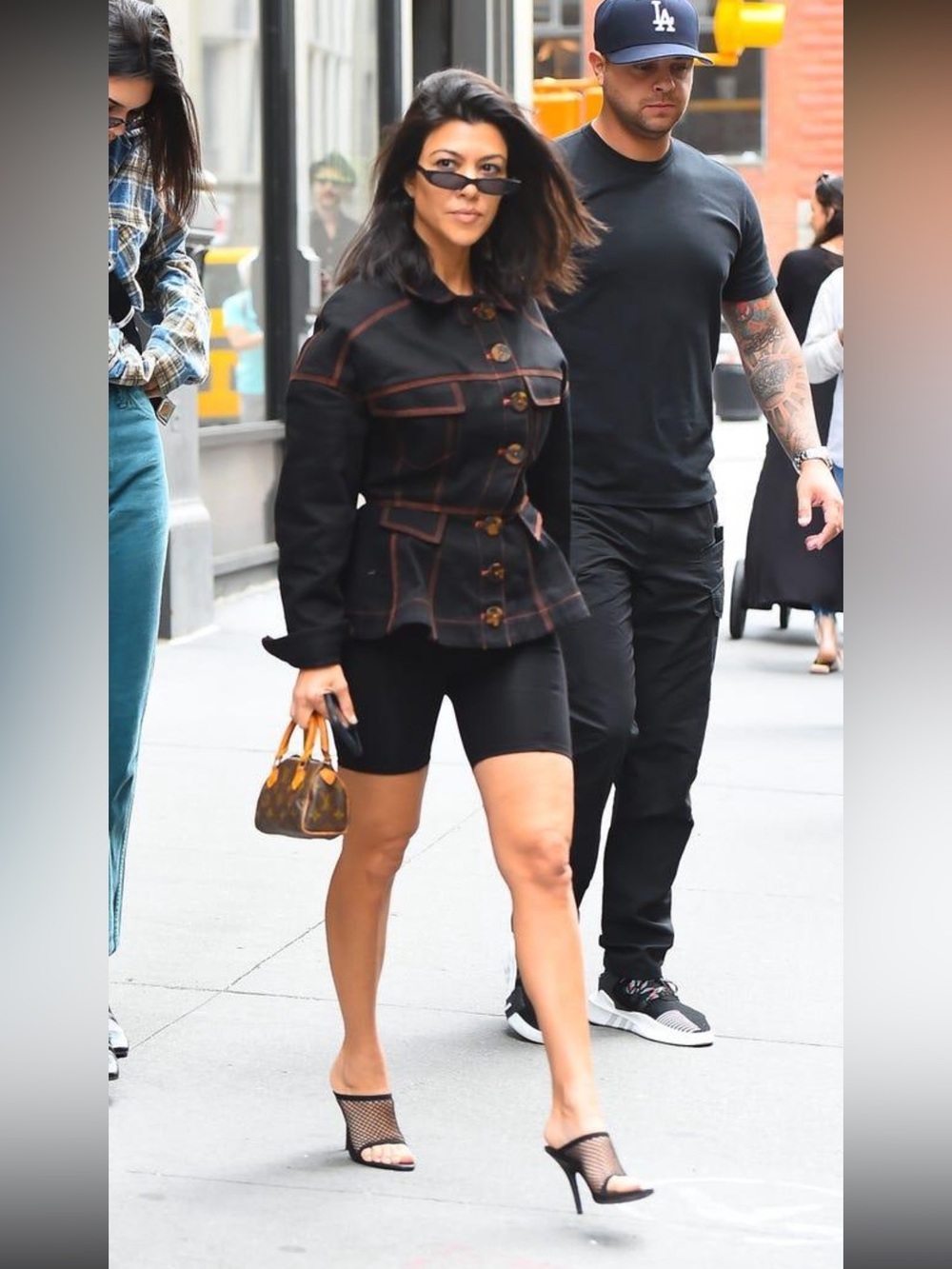 YEEZY SEASON 6 GRAPHITE MESH MULE - 110MM HEEL